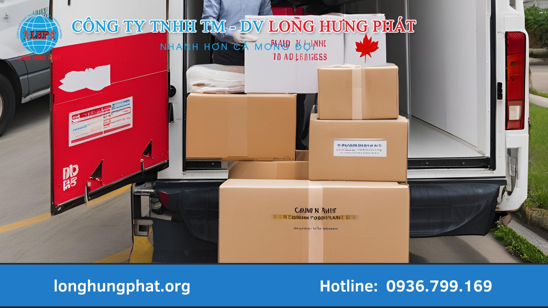 gửi hàng đi Canada tại Long Hưng Phát